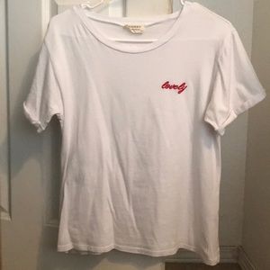 White shirt from Modern Femme